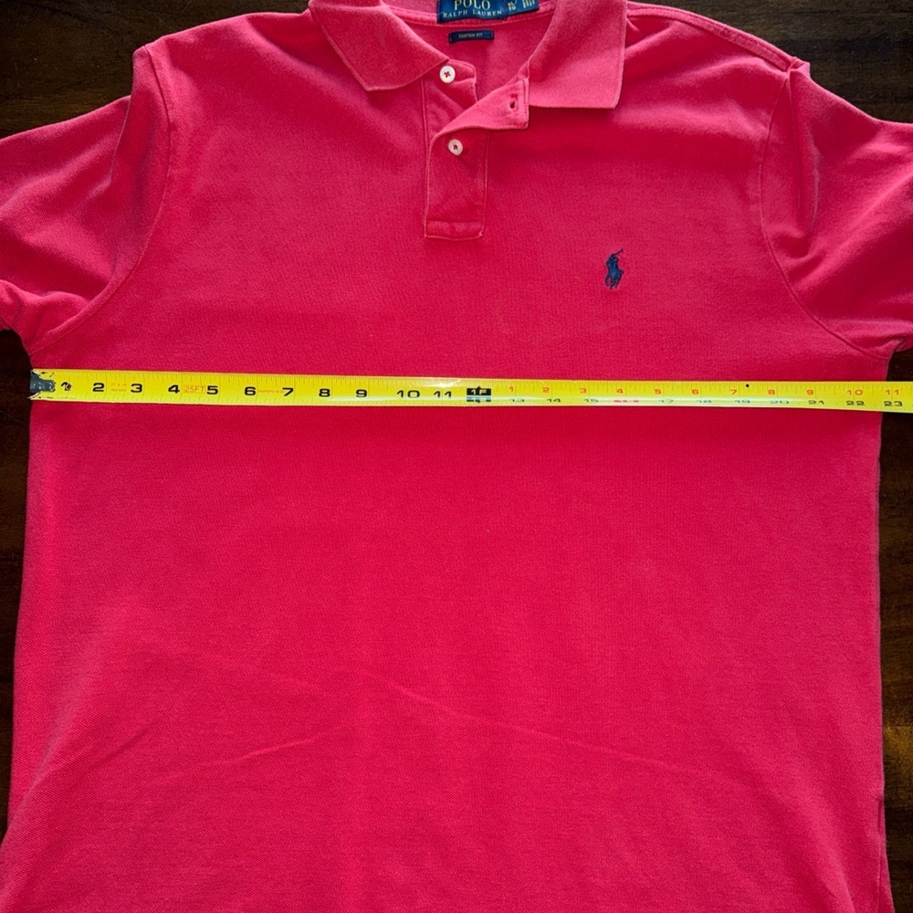 Polo Ralph Lauren S/S Polo Shirts Mens XL Lot of 3 Red Blue Striped Golf Cotton - Picture 10 of 15